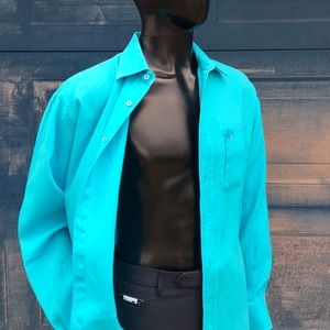 NONO, NONO MALDANADO MEN'S PURE LINEN FULL CUT LUXURY L./S SHIRT